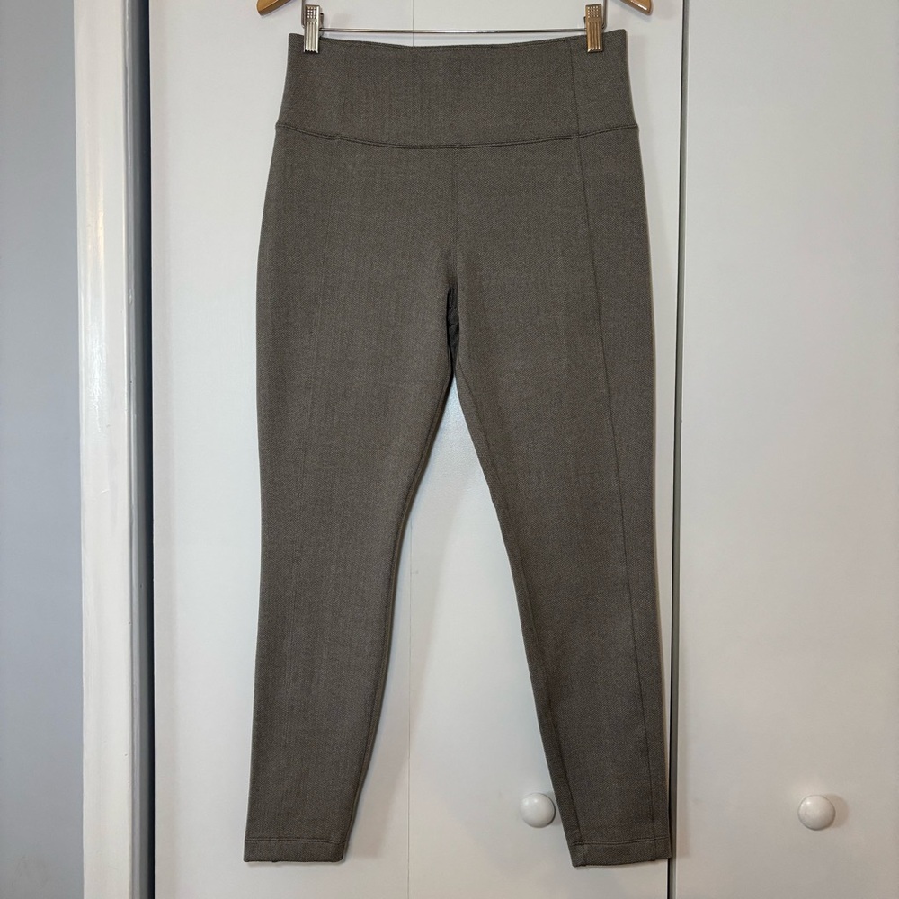 Athleta Women’s Delancey Herringbone Tight Pant Size M Gray